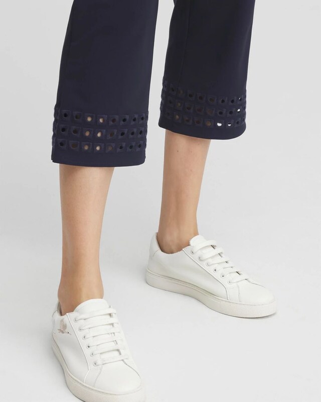 Zenergy UPF Embroidered Eyelet Crops - image 4